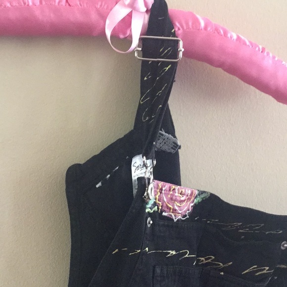 bibs,  cute black hand painted by Sarah Oringinals - Picture 3 of 7